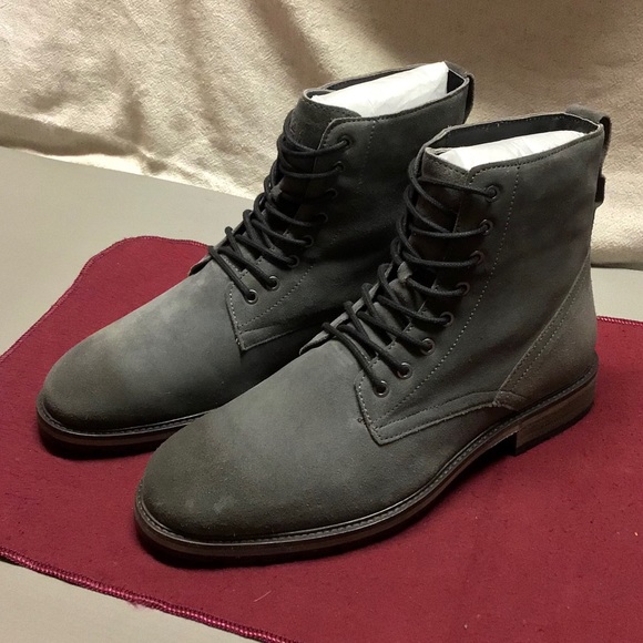 ? Modern Fiction “Antonym” Mens Leather Boots ?